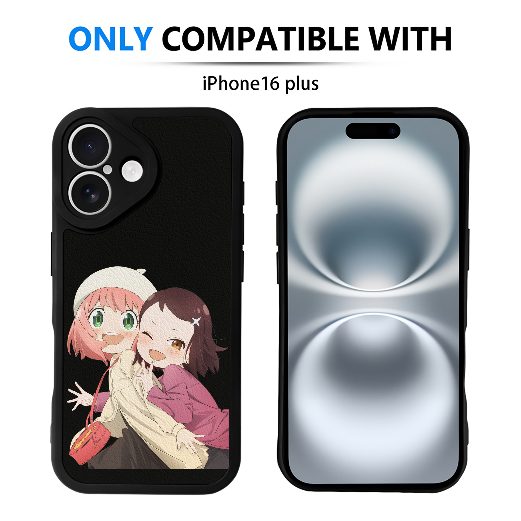 （画像用） SPY×FAMILY间谍家家酒 【iPhone 16シリーズ対応】シリコンスマホケース（レザー調） 材質：シリコン